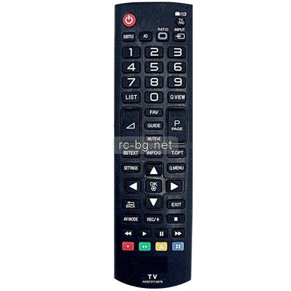 Дистанционно за Телевизор LG AKB73715679 заместител