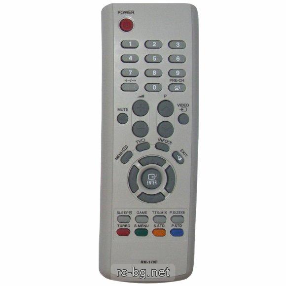 Дистанционно за Телевизор SAMSUNG RM-179FC-1 UNI заместител
